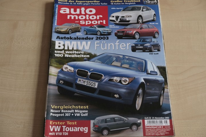 Deckblatt Auto Motor und Sport (25/2002)